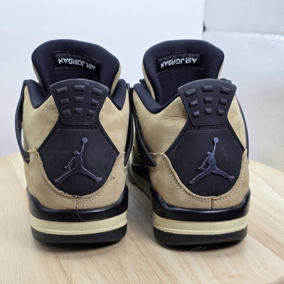 Air Jordan 4 Retro Mushroom W Mocha Brown Tan Black Rare Women’s Size 6 / 4.5Y - Picture 6 of 9